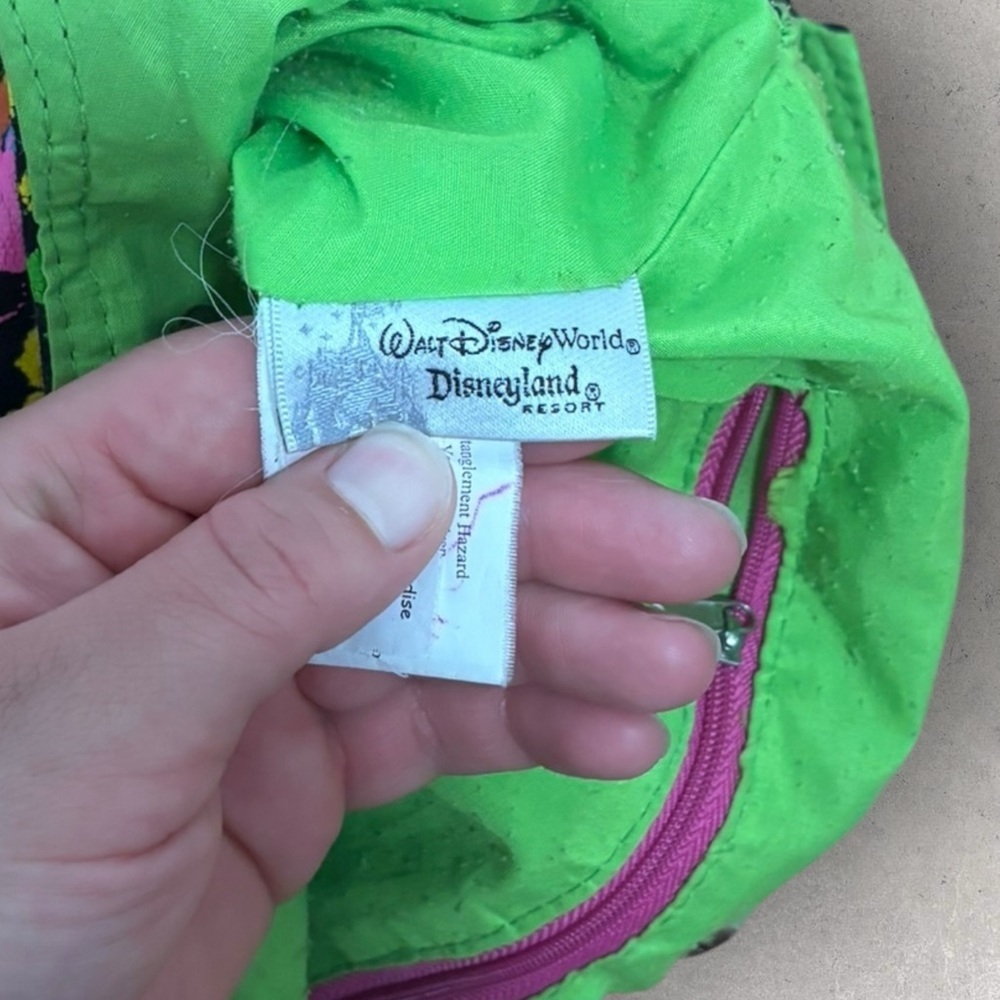Y2K Disney parks paint splatter Mickey shoulder bag - Picture 4 of 7